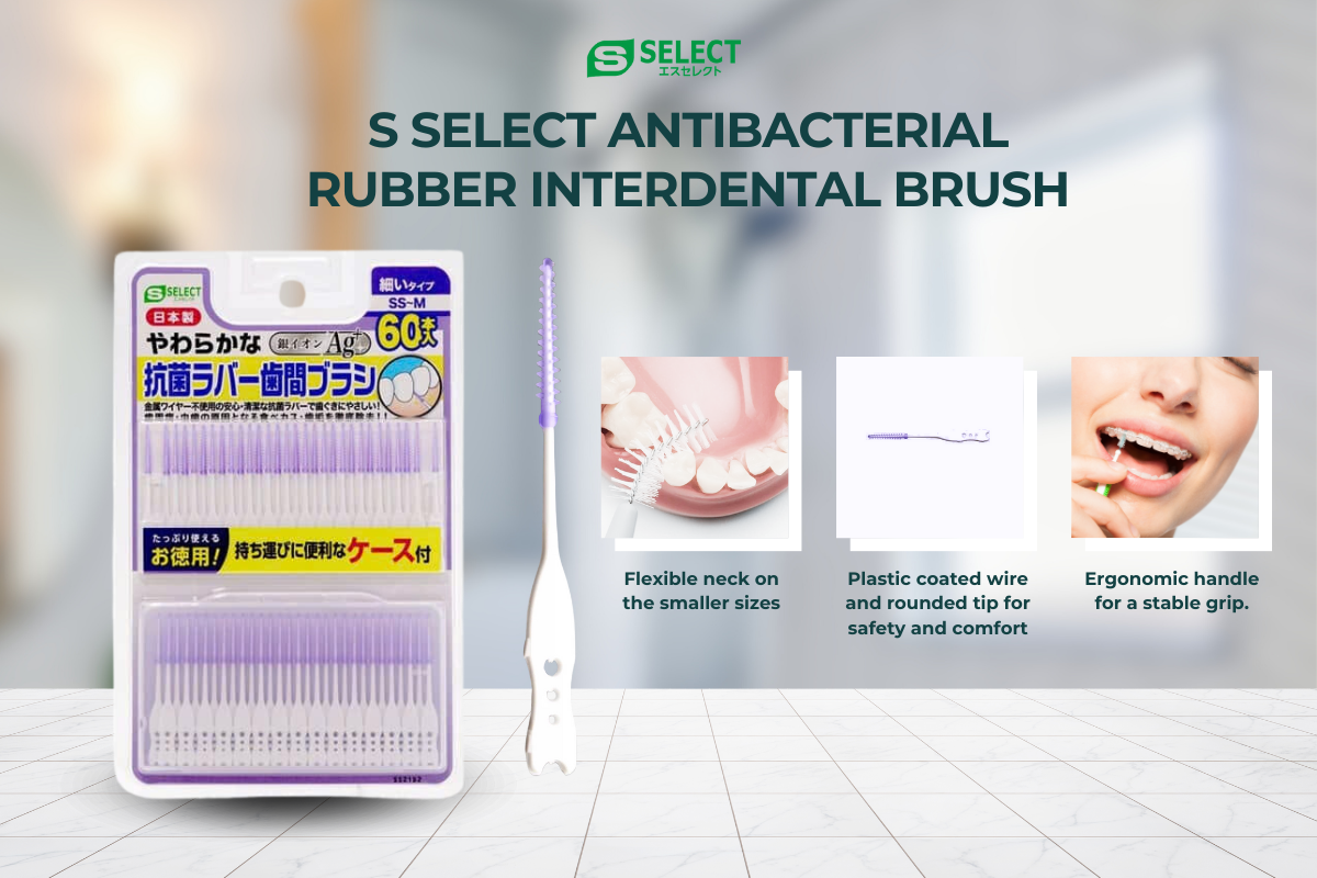 S SELECT Antibacterial Rubber Interdental Brush — additional photo