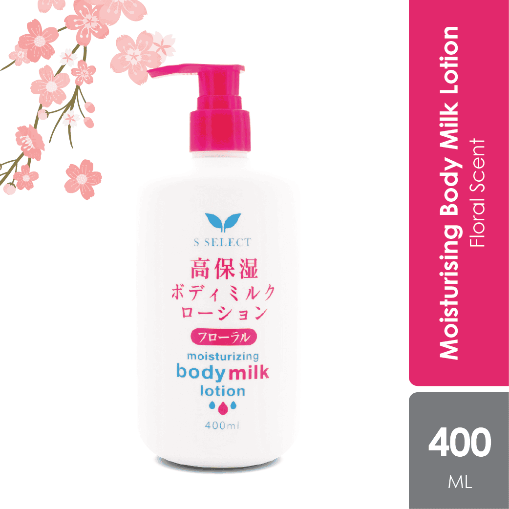 S SELECT MOISTURIZING BODY MILK LOTION FLORAL